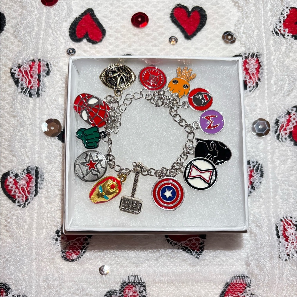 Marvel charm bracelet